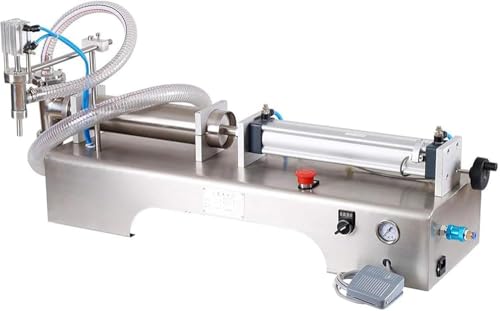 Máquina de llenado de líquidos neumática, llenadora semiautomática para bebidas, jugos y alcohol, capacidad de 250-2500 ml