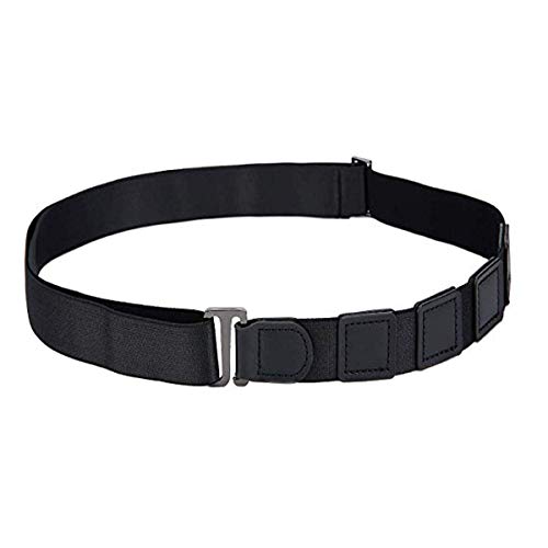 Image of Aviator UV protected Black Sunglass with Shirt Tucker Belt Shirt Stay belt for men women girls & boys