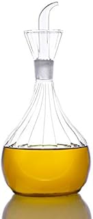 HAIZEEN 380ml/13oz Olive Oil & Vinegar Dispenser with Non Drip Spout - Oil Pourer Dispensing Bottles for Kitchen and BBQ