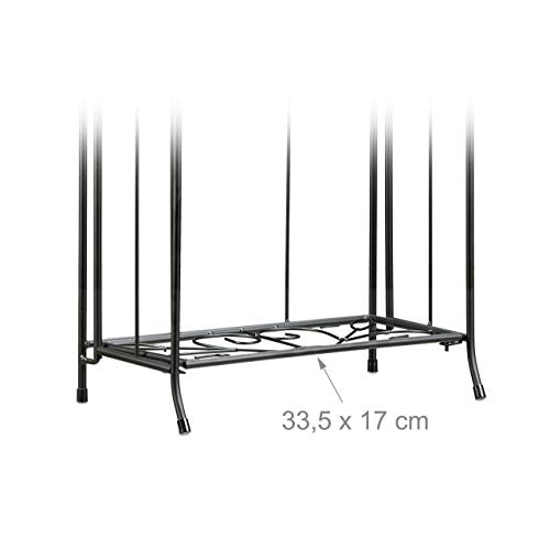 Relaxdays Porta Piante, Scaffale Fiori, in