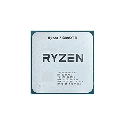 CPU Ryzen 7 5800X3D R7 5800X3D 3.4 GHz 8-Core 16-Thread 7NM L3=96M