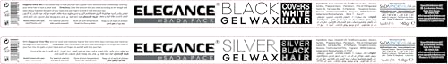 Gel cera para peinar cabello color plata 4.93 oz miniatura 2