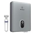 Westinghouse 18kW Electric Tankless Whole House Water Heater, 4.2 GPM Instant Hot Water on Demand, 240V, WIFI & Self Modulating High Efficiency, Copper Heating, LED Display, ETL Certified