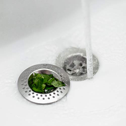 Colador de acero inoxidable para baño y cocina, pack 4 miniatura 6