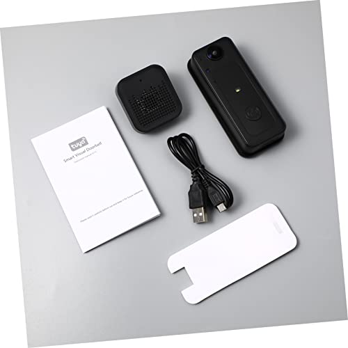 UKCOCO 3 Pecas campainha câmera sem fio câmera wi-fi sem fio vídeo Wifi plástico
