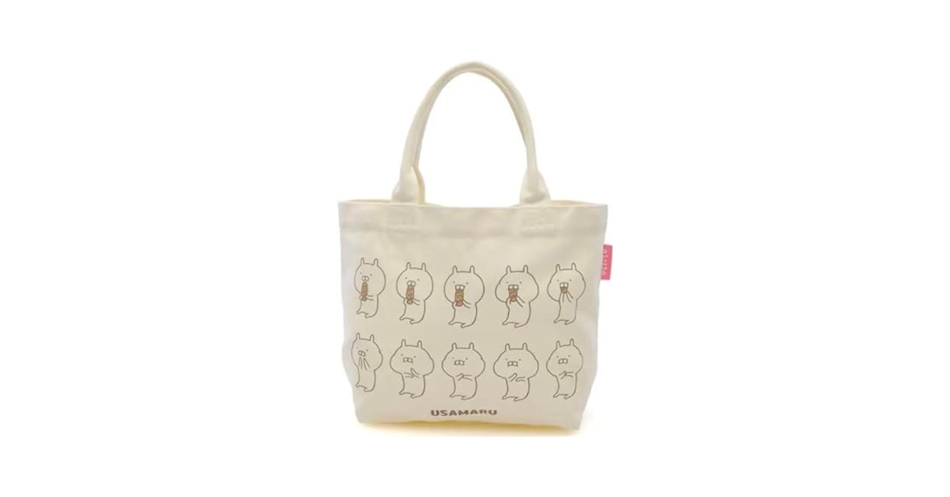 Amazon.co.jp: うさまる もぐもぐミニトートバッグ いただきます