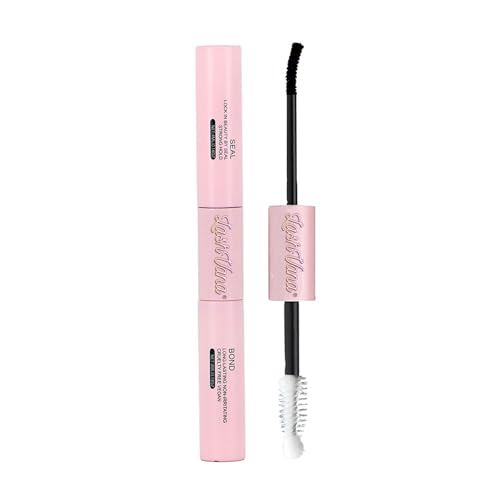Lash Bond and Seal, Cluster Lashes Glue for DIY Eyelash Extensions, Super Strong Hold Cluster Lash Adhesive, No-Latex Waterproof 2 in 1 Mascara Eyelash Extension Glue