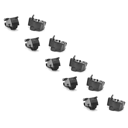 vhbw 10x Rouleaux d'encre Noir Compatible avec Texas Instruments E-2005, TI 5045SVC Calculatrice de Poche, Caisse enregistreuse