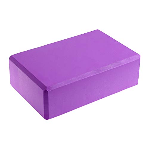 Macabolo Yoga Block, Sports Exercise Gym EVA High Density Foam Brick Workout Stretching Aid Body Shaping Fitness Yoga Block