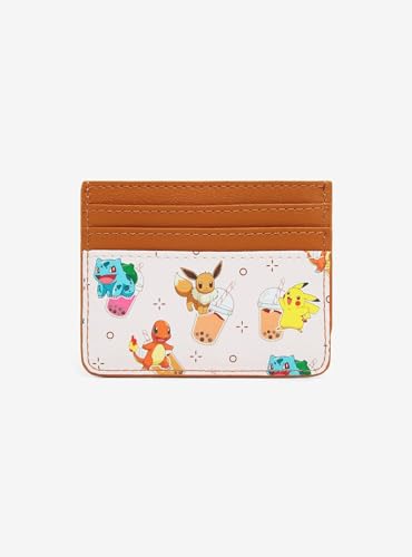 Loungefly Pokemon Boba Cardholder BROWN LIGHT BROWN2