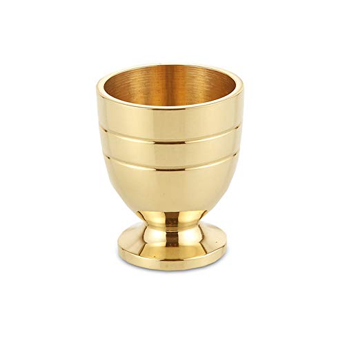 XXSC-ZC Bicchiere di Vino in Rame Puro, liquore Sherry Vodka Bicchiere di Vino Bianco, Ottone Piccolo Bicchiere di Vino, Decorazione da Tavolo, 35ml