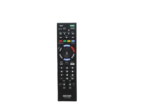 HCDZ Replacement Remote Control for Sony KDL-40W590B KDL-40W600B KDL-48W600B Plasma BRAVIA LCD LED HDTV TV