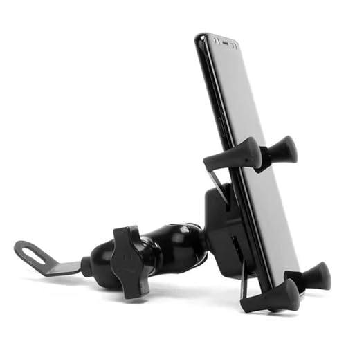 Rétroviseur moto rotation 360° incassable et réglable pour guidon de scooter