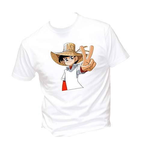  T-Shirt Uomo Cotone Basic Super vestibilità Top qualità - Samp. - Divertente Humor Made in Italy (Bianco, M)