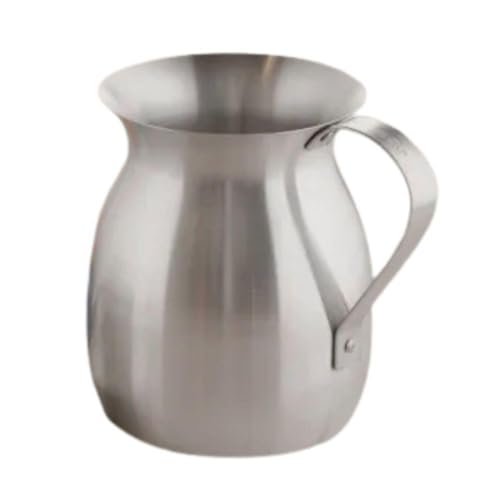 Mándalo Market Jarra Chocolatera de Aluminio, 2 Litros, Forma Cilíndrica, Estilo Clásico, 25x20 cm