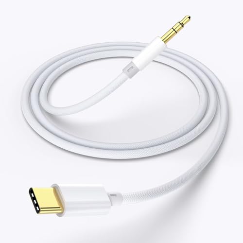 MAXAUX 3.3ft USB Type C to 3.5mm Audio Aux Jack Cable, Compatible with iPhone 16/15 Pro Max/15 Pro/15 Plus, Galaxy S24/S23, Pixel 9