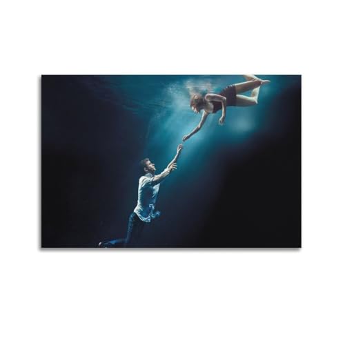 GBHEVEWV Poster decorativo da parete del film Watch The World, stampa artistica su tela, poster decorativo moderno, per camera da letto, 20 x 30 cm