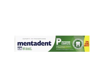 Mentadent P 75+25Ml 1CFZX24PZ: Dentifricio Non Aromatizzato per Denti Sani e Puliti