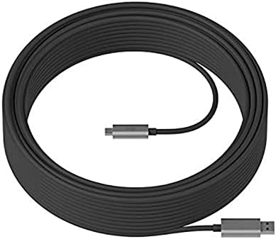 Logitech (10m) Extended-Length SuperSpeed USB 3.1Gen 2 10Gbps Cable (Graphite)