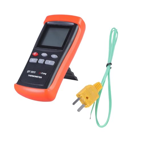ポータブルKタイプ熱電対温度計 電池式 高精度センサー 産業機器や実験室温度テスター用