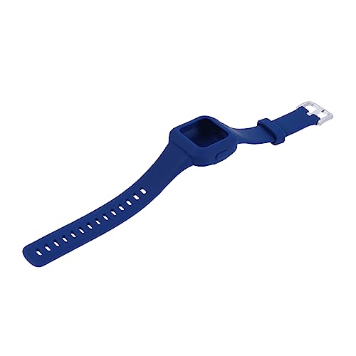 Veemoon Correa De Silicona Para Fit Pulsera Ergonómica Transpirable y Resistente Al Agua Compatible Con Reloj Deportivo Color Azul Marino