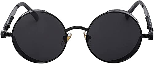 Image of OWL Steampunk Vintage Retro Round Circle Gothic Hippie Colored Plastic Frame Sunglasses Colored Lens