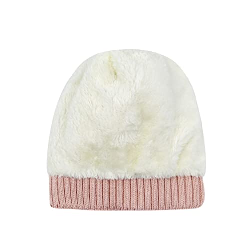 ZGMYC Baby Toddler Cute Cat Knit Beanie Hat Warm Fleece Lined Winter Hat with Pom Pom for Boys Girls4