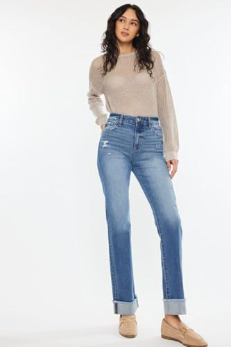 SALT TREE Kancan - Trini High Rise Straight Jeans - Essential, KC20065M3