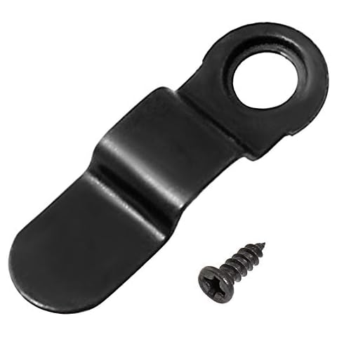 Suiwotin 100PCS Picture Turn Button Fasteners Photo Frame Hardware, Black Cover