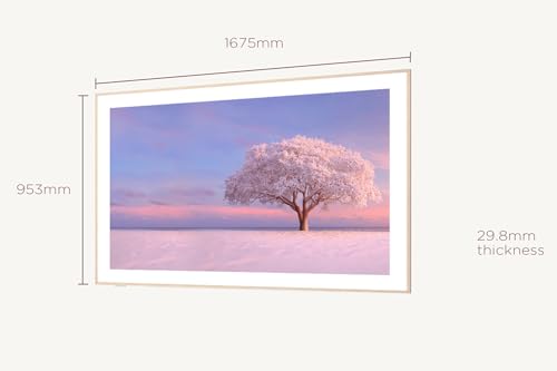 Image of TCL 189 cm (75 inches) Frame Series 4K UHD Smart QLED Google TV 75A300W