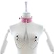 Kutocesy Nippelklemme Metallkette Mit Halsband Bondage Halskette Einstellbar Kein Piercing Nipple Clamps Brustwarzen Stimulator SM Sexspielzeug (Pink)