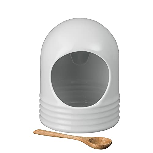 Denby 144044340 James Martin Cook Salt Pig Salzschwein Salzspeicher, Porzellan Cover