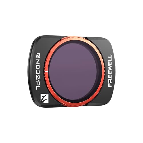 Filtro híbrido ND32/PL Freewell elimina reflejos para videos fluidos en Osmo Pocket