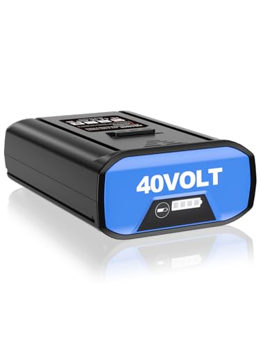 IEFUU Compatible with Kobalt 40V Battery 4.0Ah KB 240-06 KB 2540C-06 KB 640-03 KB 440-03 Rechargeable Lithium Ion Cordless Power Equipment Batteries, Compatible with All Kobalt 40 Volt max Power Tools