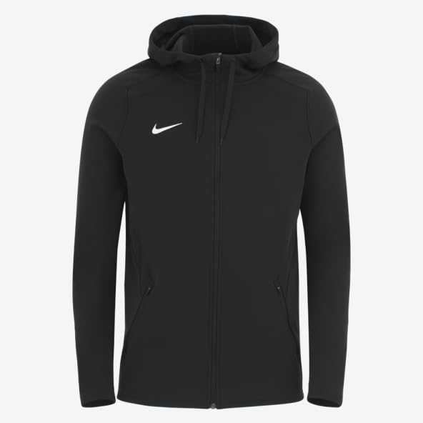 Nike Youth Nike Training Full Zip Hoodie - Black Sweatshirt Unisex - Niños y jóvenes (Pack de 1)