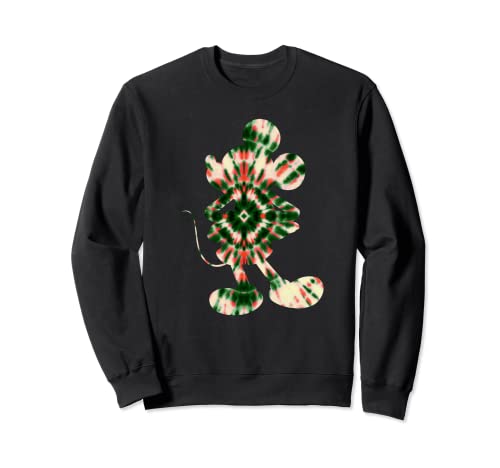 Sweat tie-dye Mickey Mouse Noël pull vintage et chaud pour style sportswear d'hiver