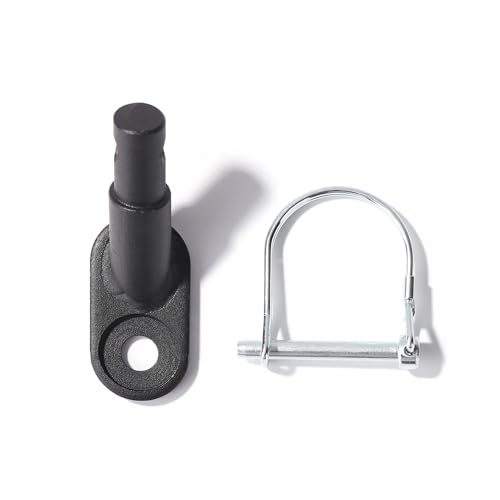 1 Stück Fahrradanhänger Kupplung, Hundeanhänger Kupplung für Fahrrad, Fahrrad Anhängerkupplung Kupplung für Anhänger mit Zwei Sicherungsstift (Schwarz 1 Stück)