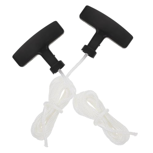 TIDTALEO 2個 高強草刈り機プルコード 人間工学に基づく滑り止めハンドル付き 耐摩耗性と引張強で信頼の始動用ロープ 草刈機用交換パーツ