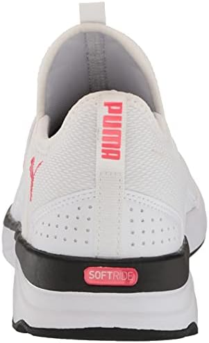 Puma SOFTRIDE Sophia Slip On Running Shoe, White-Paradise Pink Black, 6 US Unisex Big Kid | Image 2