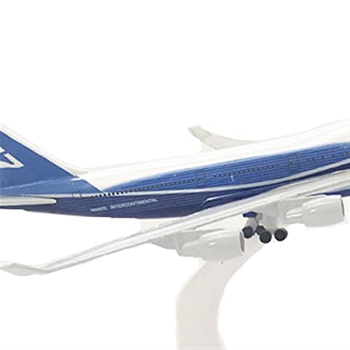 Boeing B747 réplica escala modelo avión metal fundido ornamento estático 2