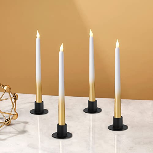 Ysnn 211165-4 Pcs Black Candle Holders Retro Candlestick Holder Farmhouse Decor thumb #4