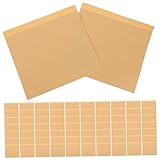 HOODANCOS 100 piezas Bolsas de Papel Kraft para Alimentos Bolsas para Galletas y Donuts Resistentes al Aceite para Envolver Panqueques y Bocadillos Prácticas y Multiusos para Picnic