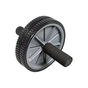 Core Fitness Wheel – Ab Roller Wheel for Core Workout, Abdominal Strength Training – Abs Workout Equipment with Easy-Glide Wheel & Padded Handles – Home Gym Exercise Wheels for Men Women