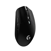 Logitech G305 LIGHTSPEED Wireless Gaming Mouse, Hero 12K Sensor, 12,000 DPI, Lightweight, 6 Programmable Buttons, 250h Battery Life, On-Board Memory, PC/Mac - Black