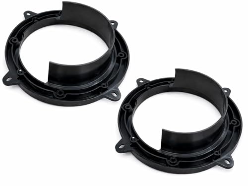 Universal Car Speaker Rain Guard Ring for 6” & 6.5” Speakers – Waterproof & Dustproof Audio Protection Cover | Enhances Bass & Sound Clarity | Easy Install Design | Set of 2