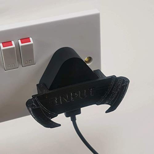 Echo – Soporte para enchufe de entrada (negro).