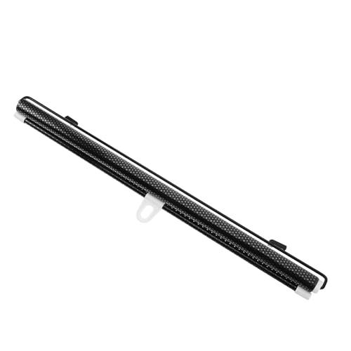 SHOWERORO Cubierta Extensible para Inodoro Inteligente, Protector Telescópico Ajustable Ventosa, Tapa Resistente al Agua Negra Puntos 50x125 Cm, Accesorio para Baño y Bidé