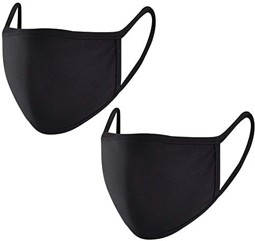 Black Face Bandanas Cover Headband for Men and Women Outside