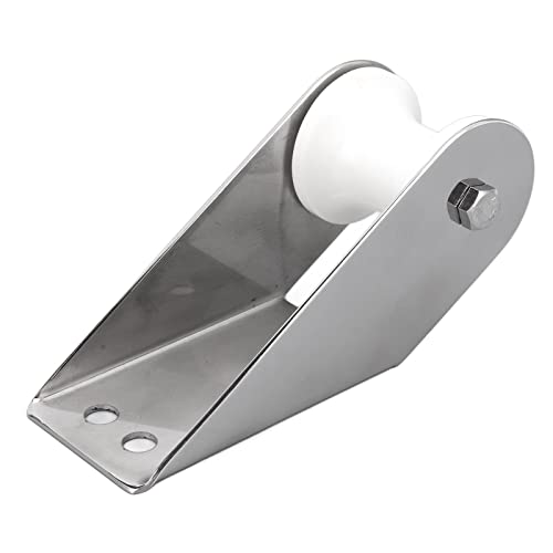 Leapiture Rullo di Ancoraggio per Barca, Supporto di Ancora, Puleggia di Ancora, Pescatore, Supporto di Ancoraggio Gomme Ancoraggio per Yacht Marine, Accessori di Accoppiamento in Acciaio Inox