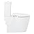 Signature Hardware 481676 Grayvik 1.28 GPF Two Piece Elongated Toilet - Bidet Seat Included, ADA Compliant - White